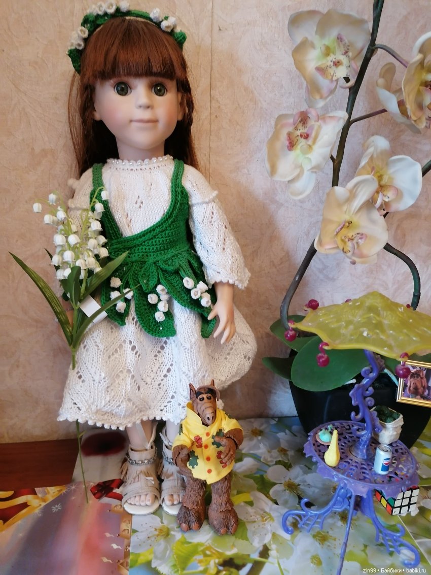 Ландыши, ландыши! Или наряд ландыши для куклы