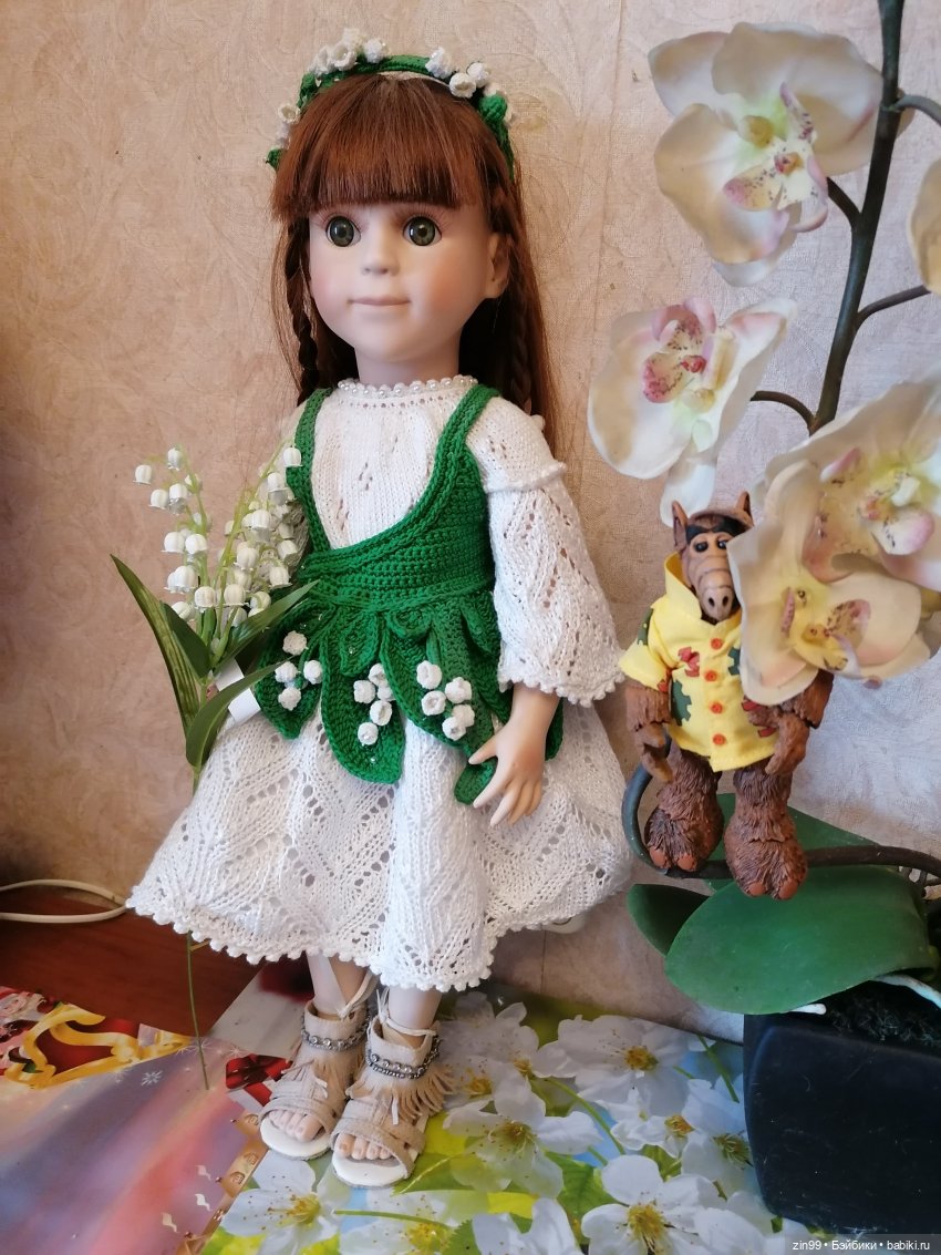Ландыши, ландыши! Или наряд ландыши для куклы