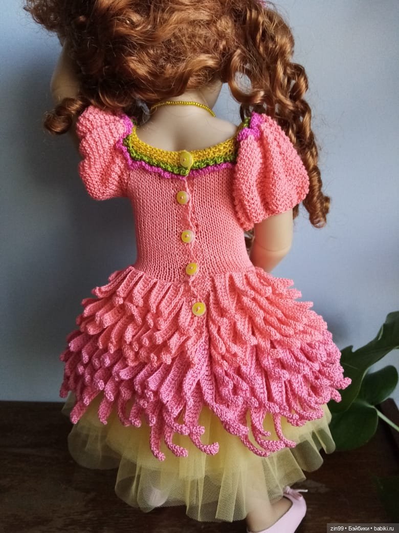Гербера цветок! Или наряд Гербера для куклы | Бэйбики Гербера цветок! Или наряд Гербера для куклы (фото 8)