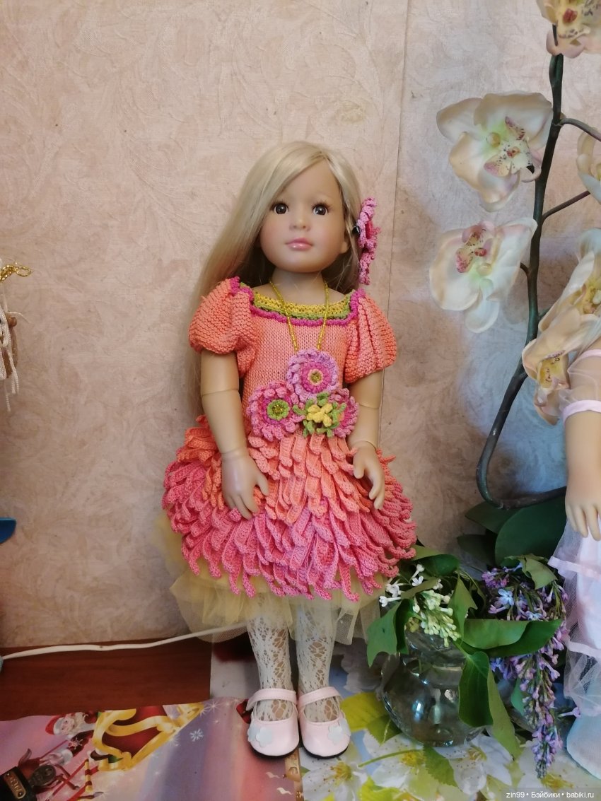 Гербера цветок! Или наряд Гербера для куклы | Бэйбики Гербера цветок! Или наряд Гербера для куклы