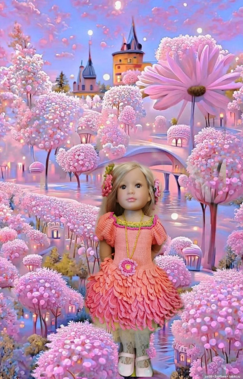 Гербера цветок! Или наряд Гербера для куклы | Бэйбики Гербера цветок! Или наряд Гербера для куклы