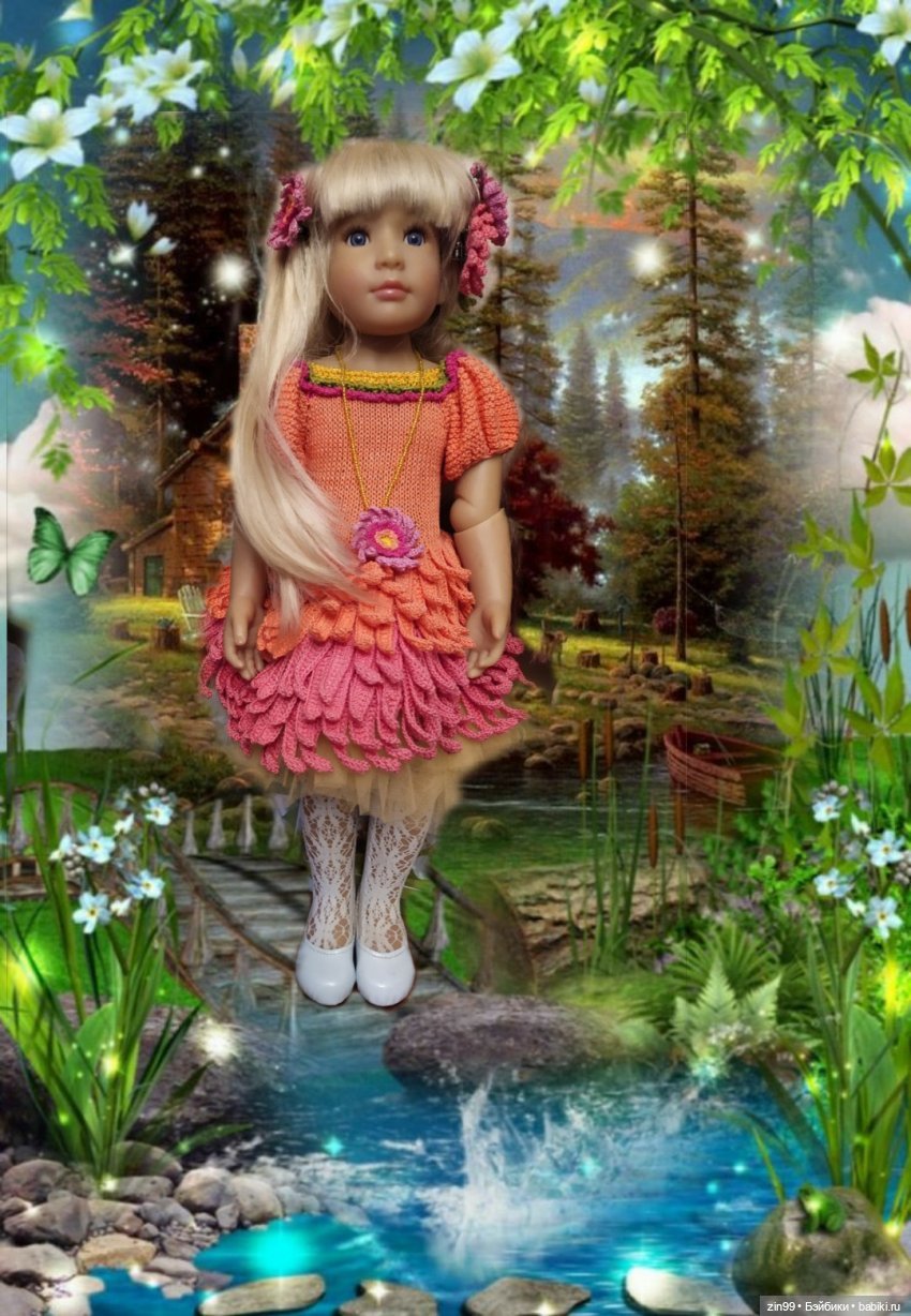 Гербера цветок! Или наряд Гербера для куклы | Бэйбики Гербера цветок! Или наряд Гербера для куклы