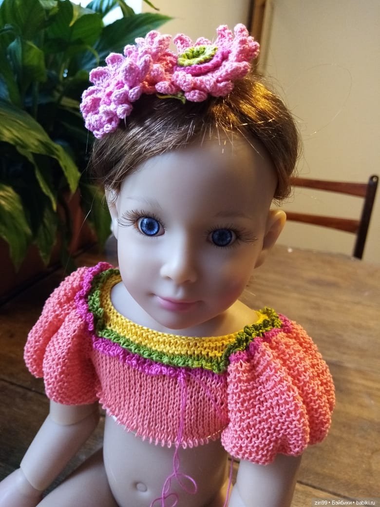 Гербера цветок! Или наряд Гербера для куклы | Бэйбики Гербера цветок! Или наряд Гербера для куклы (фото 6)