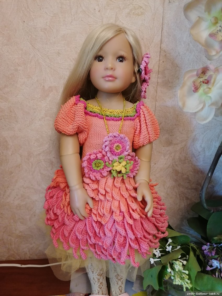 Гербера цветок! Или наряд Гербера для куклы | Бэйбики Гербера цветок! Или наряд Гербера для куклы