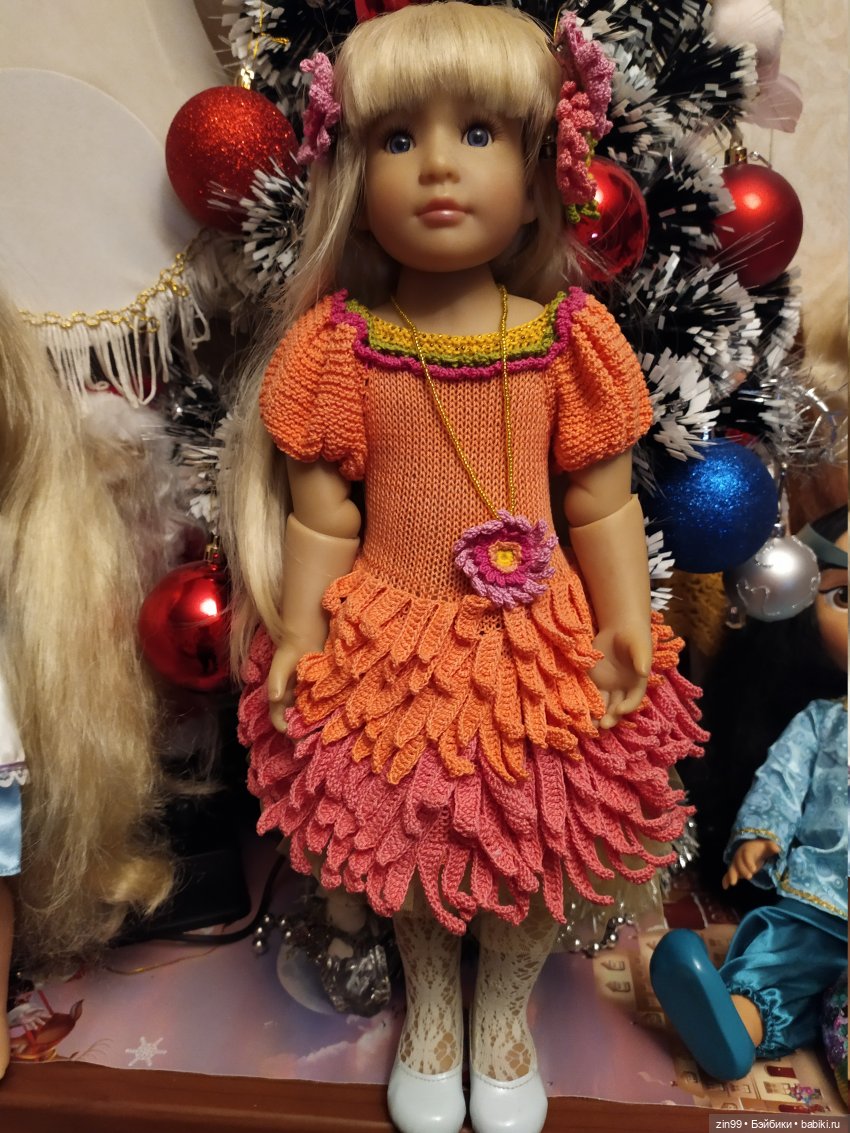 Гербера цветок! Или наряд Гербера для куклы | Бэйбики Гербера цветок! Или наряд Гербера для куклы