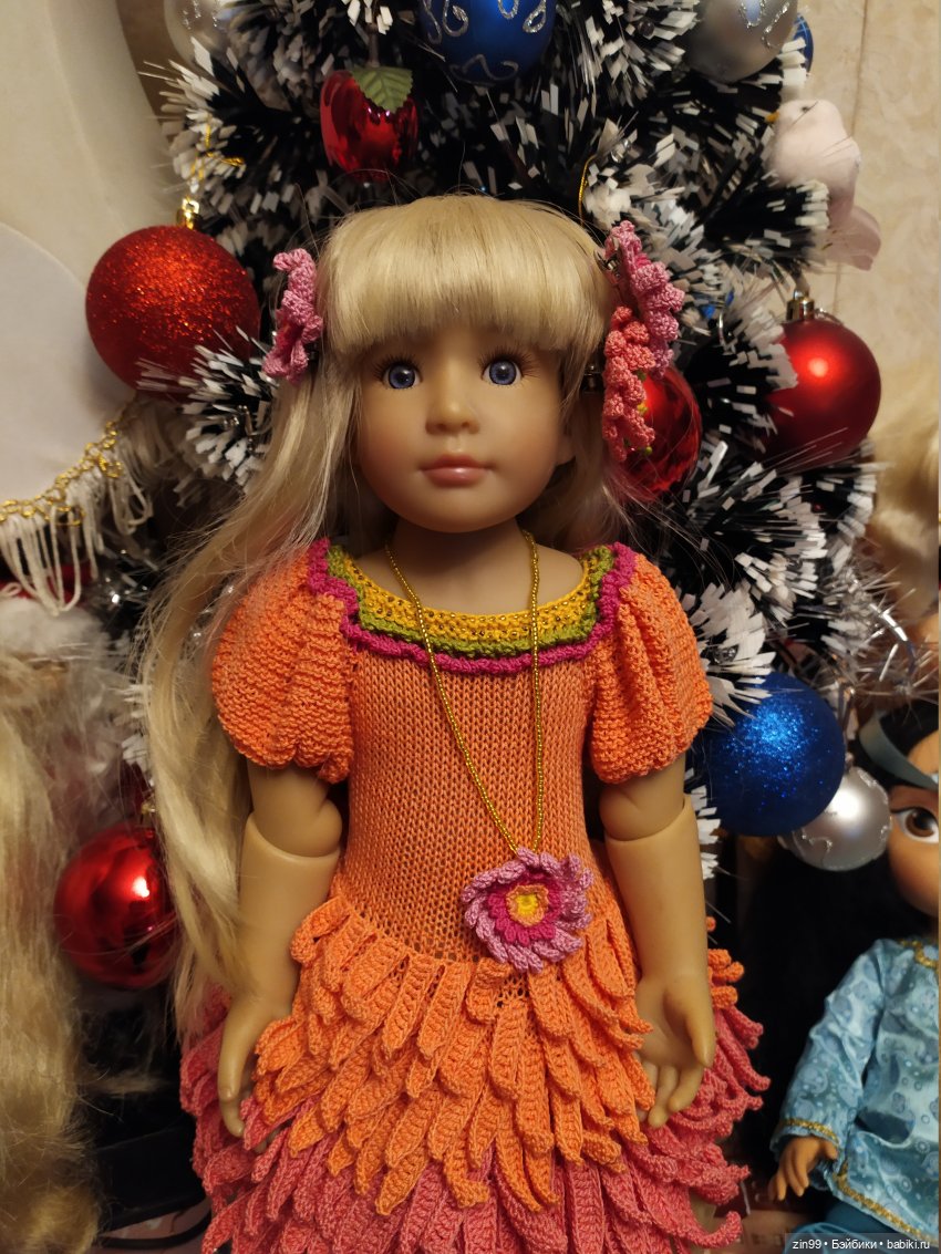 Гербера цветок! Или наряд Гербера для куклы | Бэйбики Гербера цветок! Или наряд Гербера для куклы