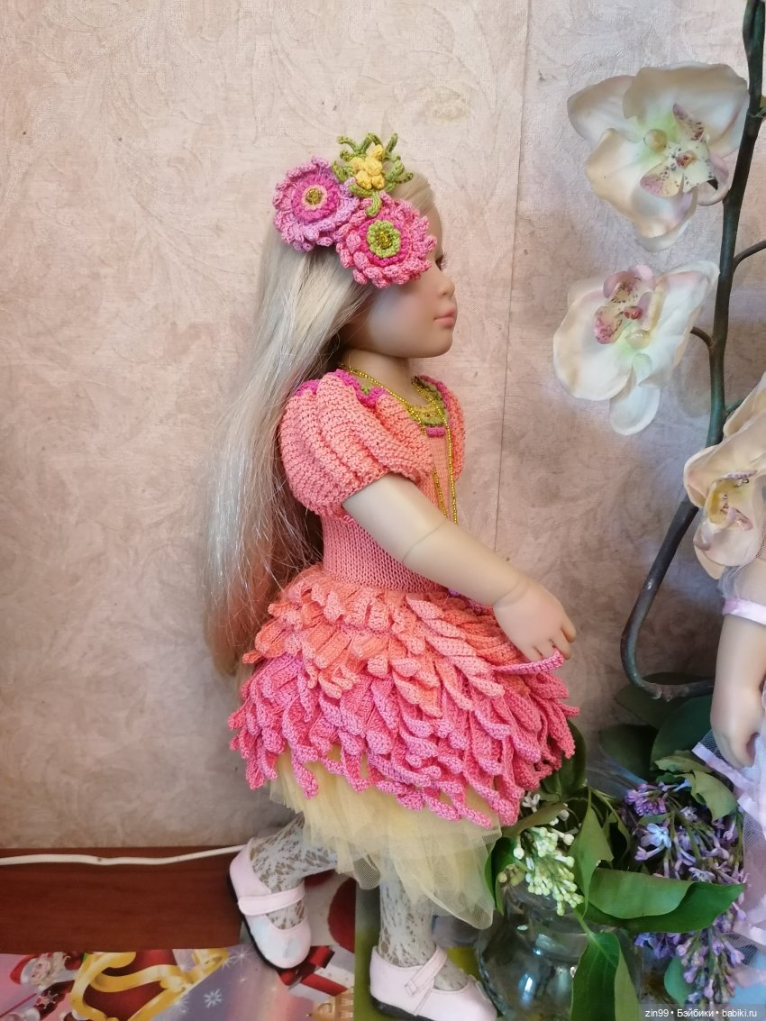 Гербера цветок! Или наряд Гербера для куклы | Бэйбики Гербера цветок! Или наряд Гербера для куклы