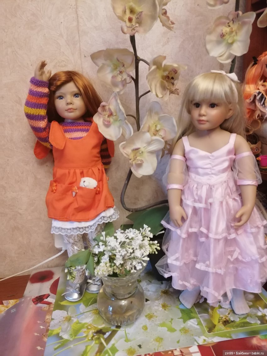 Сирень! Сиреневый сад в мае! Кукла Юлика Kidz'n'Cats