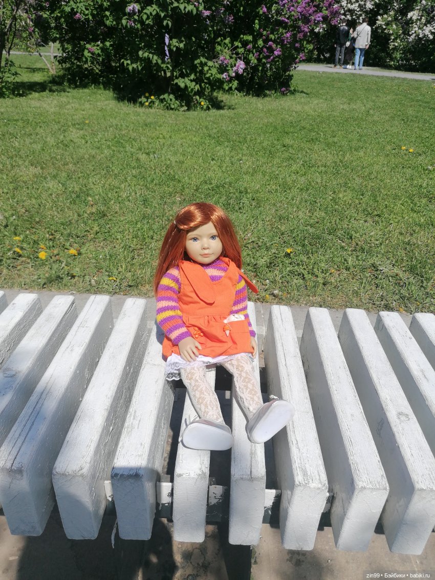 Сирень! Сиреневый сад в мае! Кукла Юлика Kidz'n'Cats