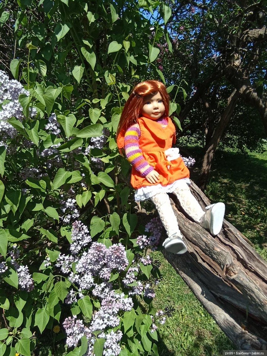 Сирень! Сиреневый сад в мае! Кукла Юлика Kidz'n'Cats