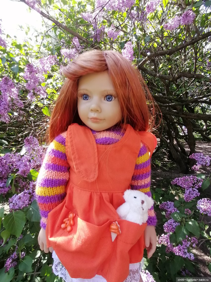 Сирень! Сиреневый сад в мае! Кукла Юлика Kidz'n'Cats