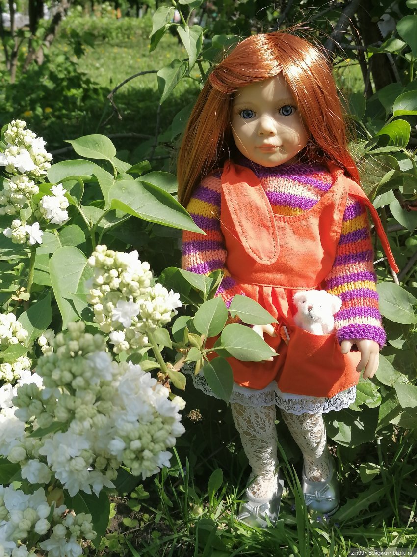 Сирень! Сиреневый сад в мае! Кукла Юлика Kidz'n'Cats (фото 4)