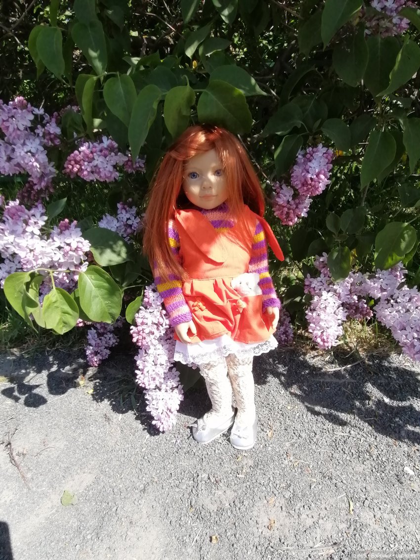 Сирень! Сиреневый сад в мае! Кукла Юлика Kidz'n'Cats