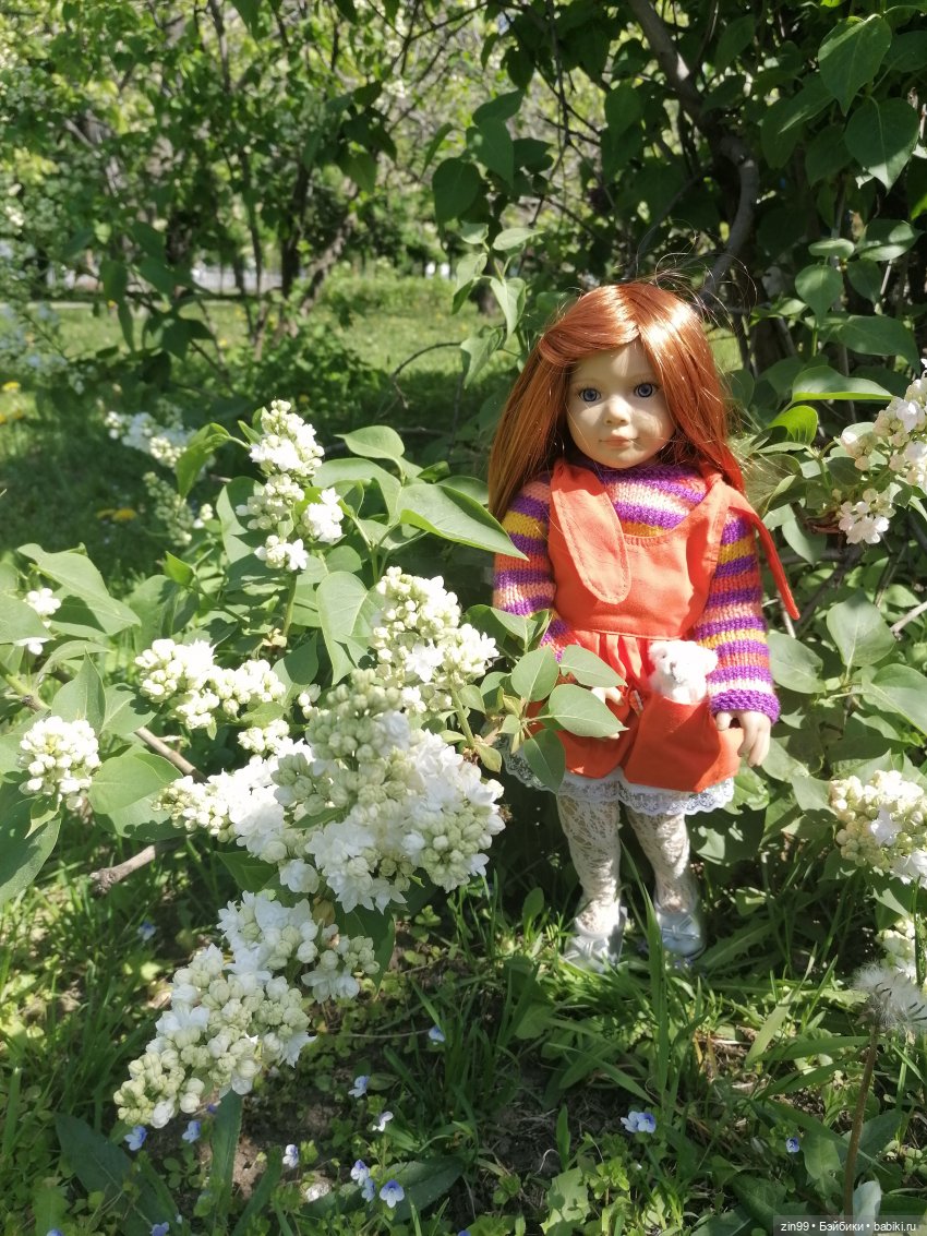 Сирень! Сиреневый сад в мае! Кукла Юлика Kidz'n'Cats (фото 5)