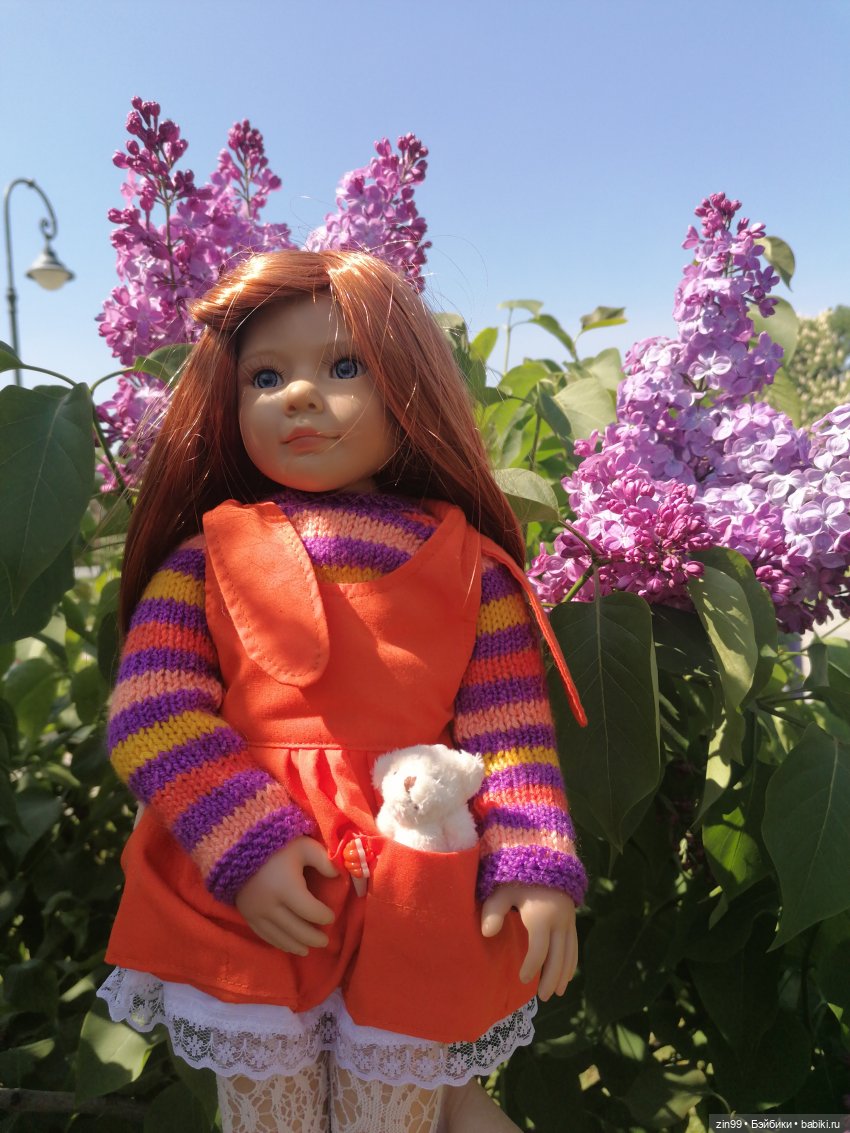 Сирень! Сиреневый сад в мае! Кукла Юлика Kidz'n'Cats (фото 6)