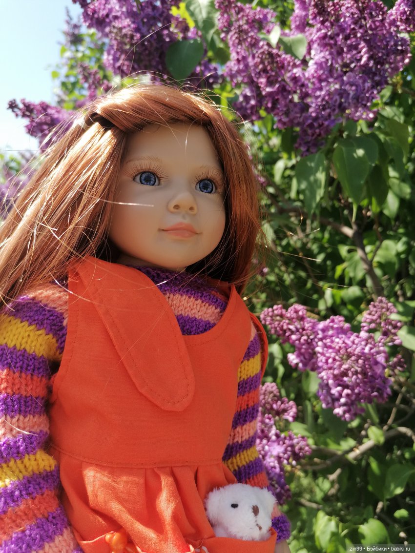 Сирень! Сиреневый сад в мае! Кукла Юлика Kidz'n'Cats