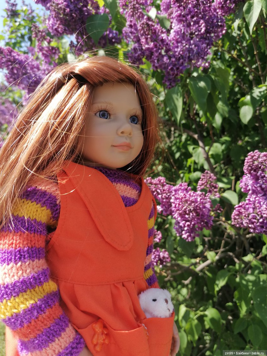 Сирень! Сиреневый сад в мае! Кукла Юлика Kidz'n'Cats