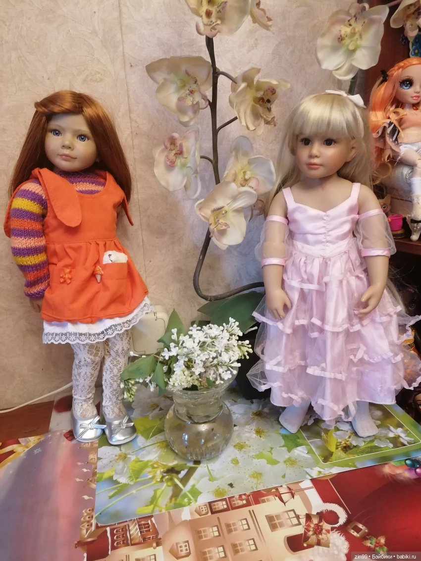 Сирень! Сиреневый сад в мае! Кукла Юлика Kidz'n'Cats