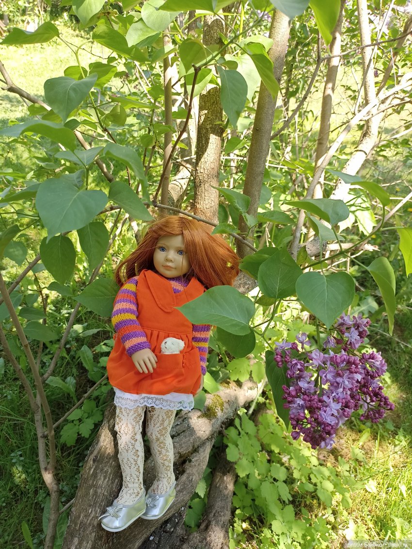 Сирень! Сиреневый сад в мае! Кукла Юлика Kidz'n'Cats