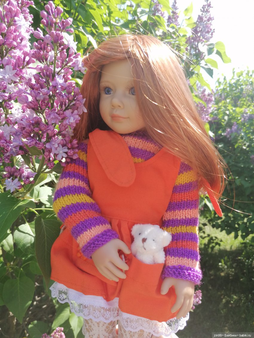 Сирень! Сиреневый сад в мае! Кукла Юлика Kidz'n'Cats (фото 8)