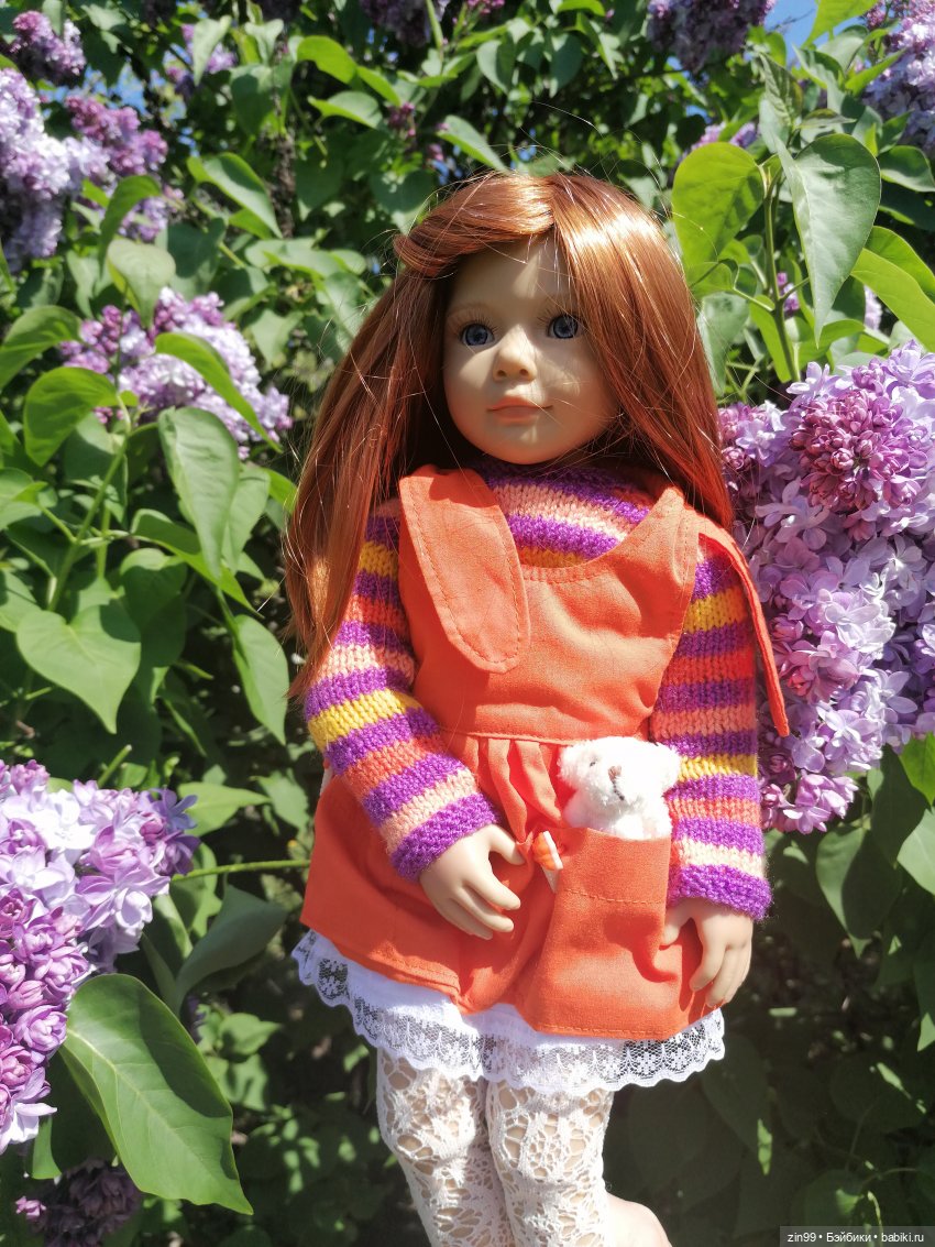 Сирень! Сиреневый сад в мае! Кукла Юлика Kidz'n'Cats (фото 7)