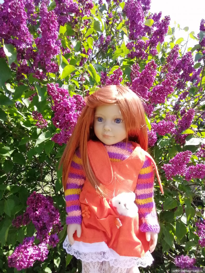 Сирень! Сиреневый сад в мае! Кукла Юлика Kidz'n'Cats