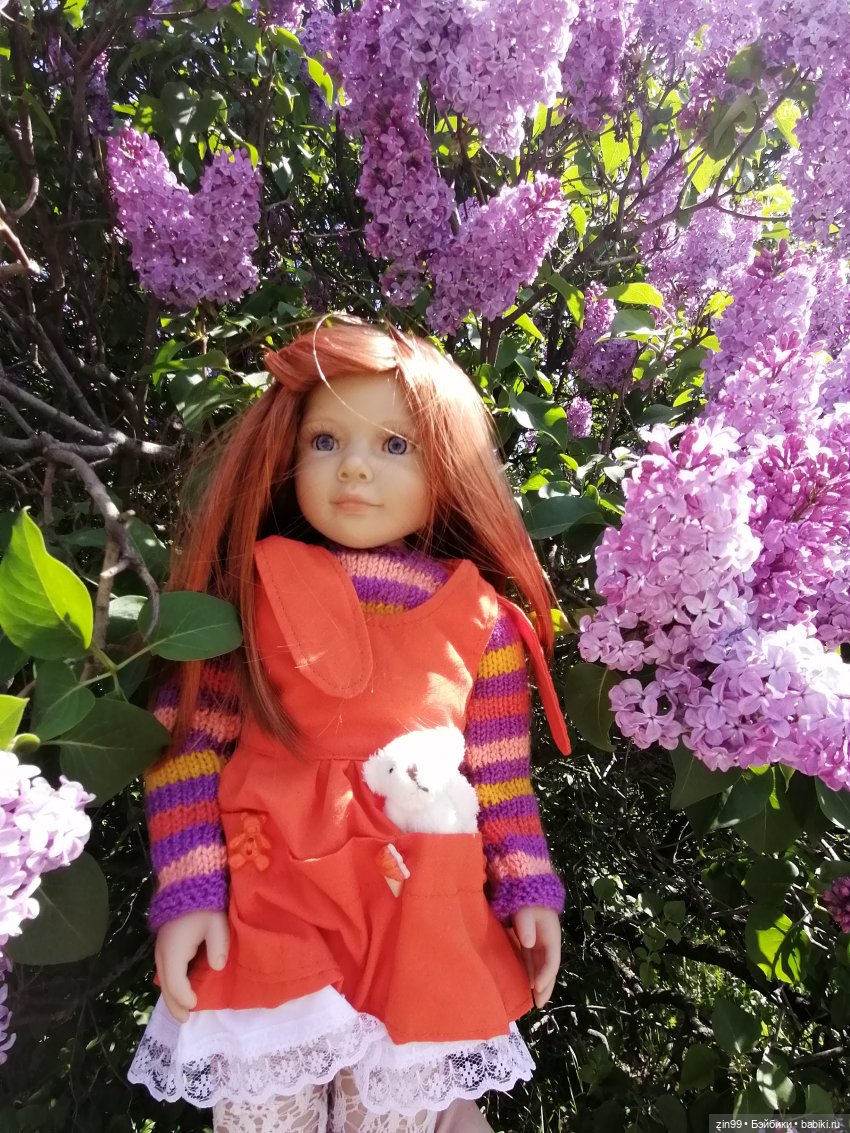 Сирень! Сиреневый сад в мае! Кукла Юлика Kidz'n'Cats