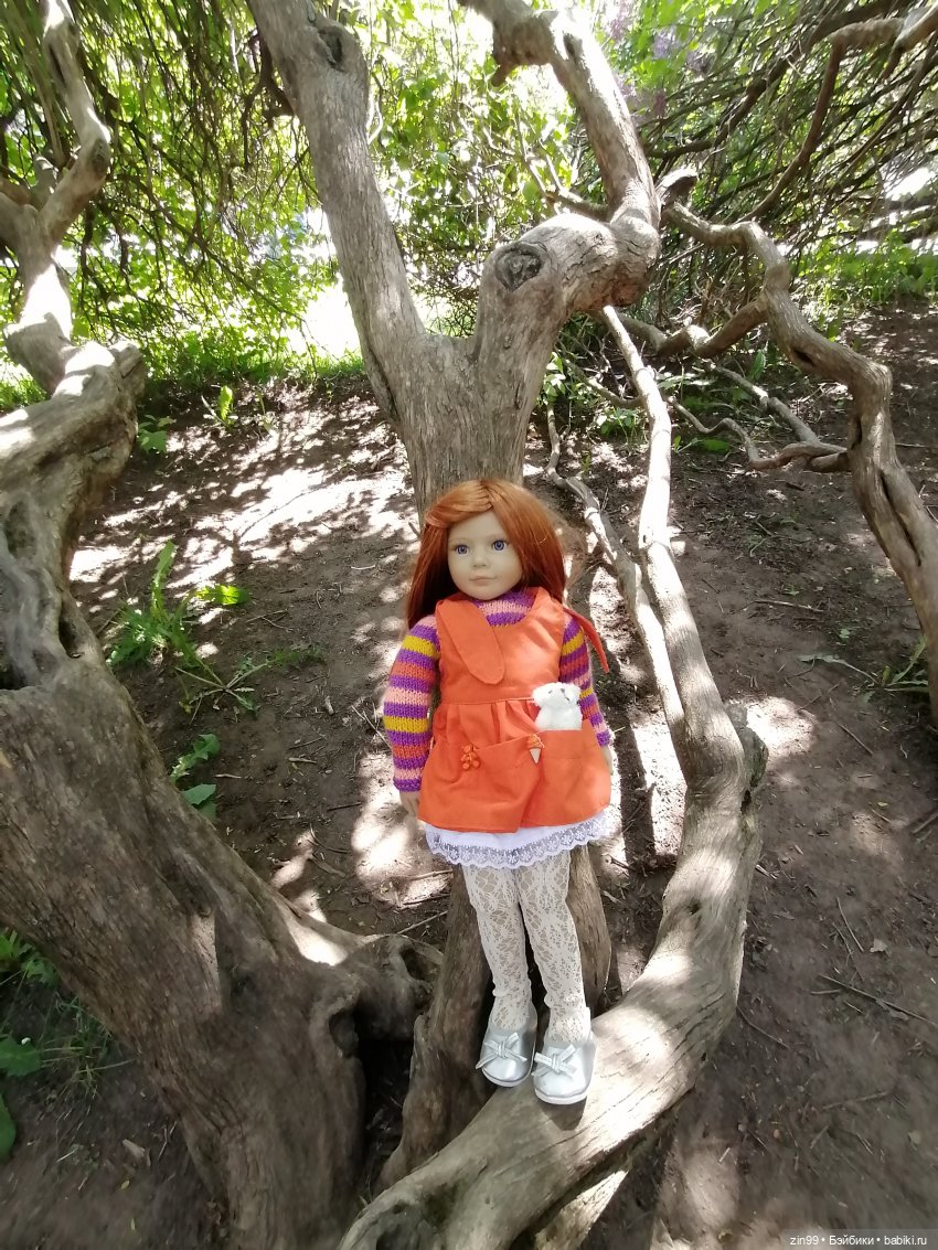 Сирень! Сиреневый сад в мае! Кукла Юлика Kidz'n'Cats