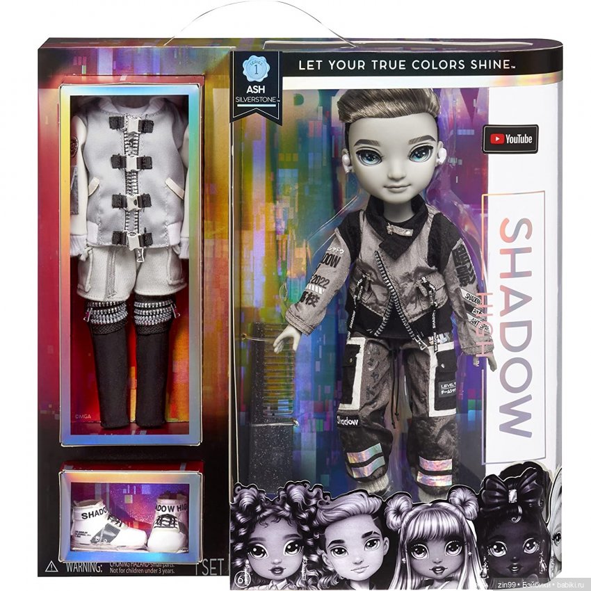 Эш от Shadow High — Куклы Rainbow High (Рейнбоу Хай (фото 2)