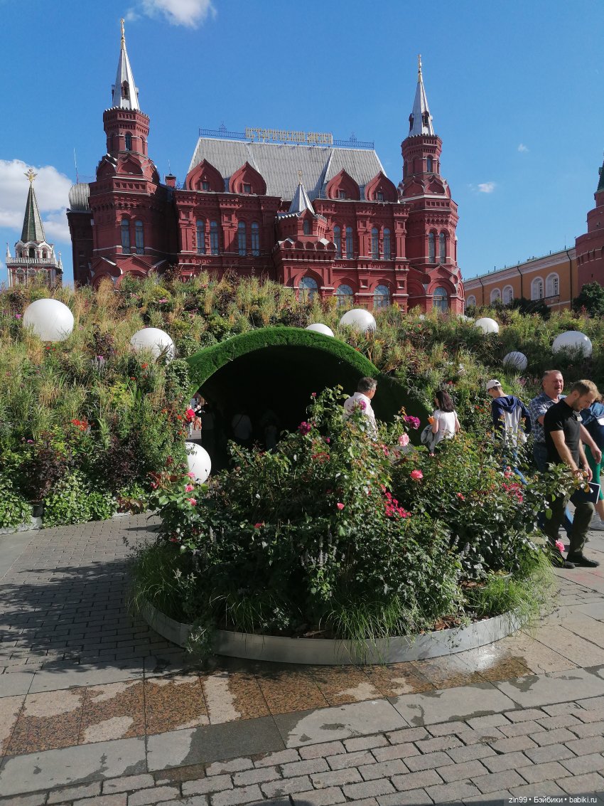 Цветочный джем в Москве А также Манеж, ГУМ
