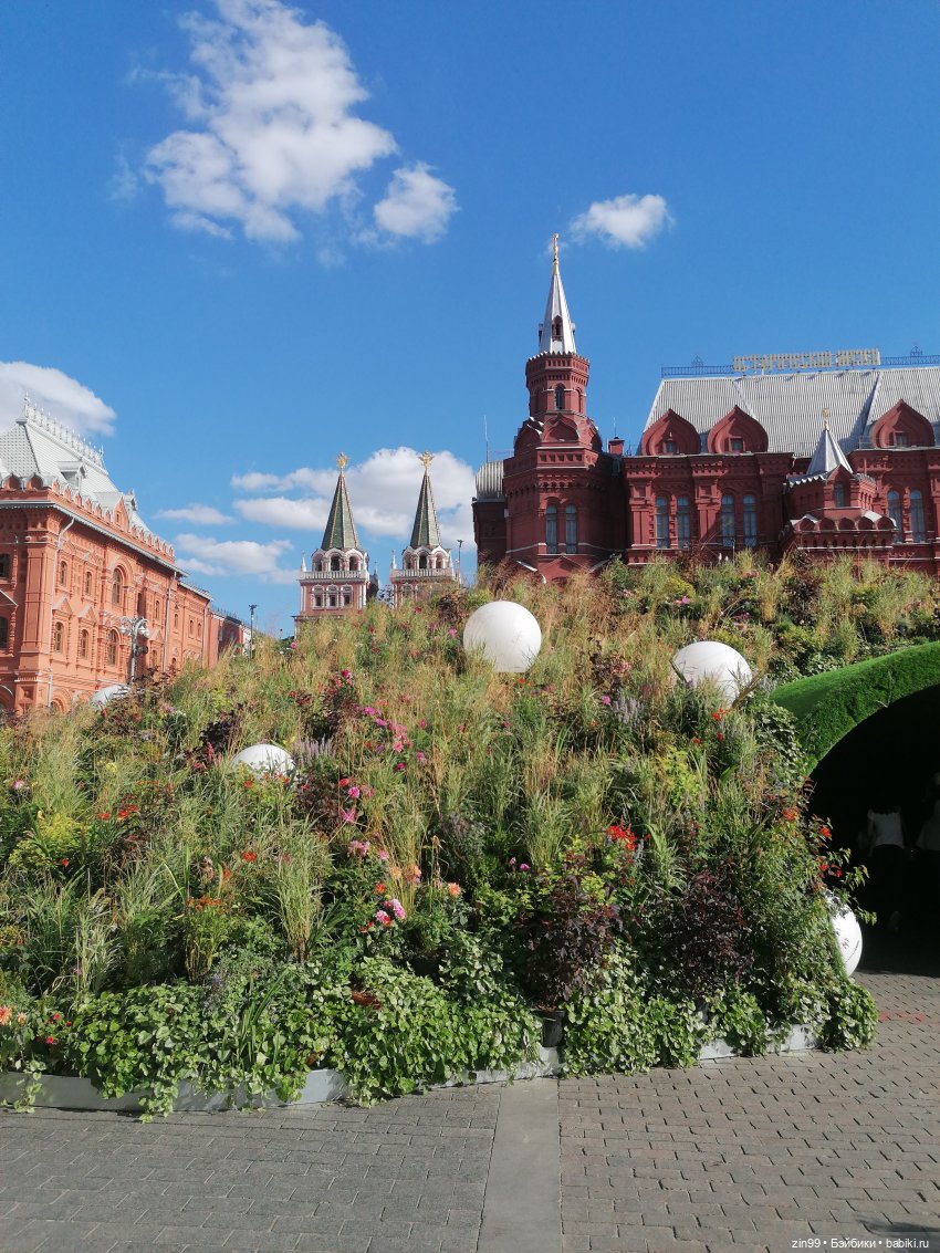 Цветочный джем в Москве А также Манеж, ГУМ