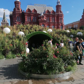 Цветочный джем в Москве А также Манеж, ГУМ