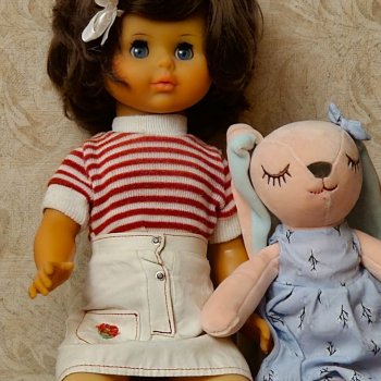 Кукла  Biggi Waltershausen ГДР или  Нет Плутти.(VEB Pluti Sonneberg)