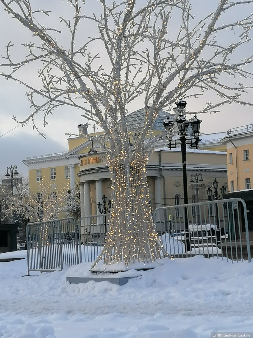 В преддверии Нового года. Центр Москвы