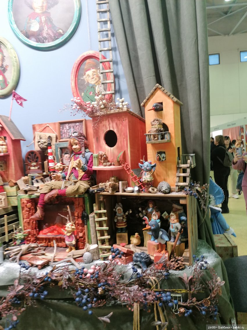 Выставка Искусство Куклы в Экспоцентре в 2023 году в Москве, 2-я часть