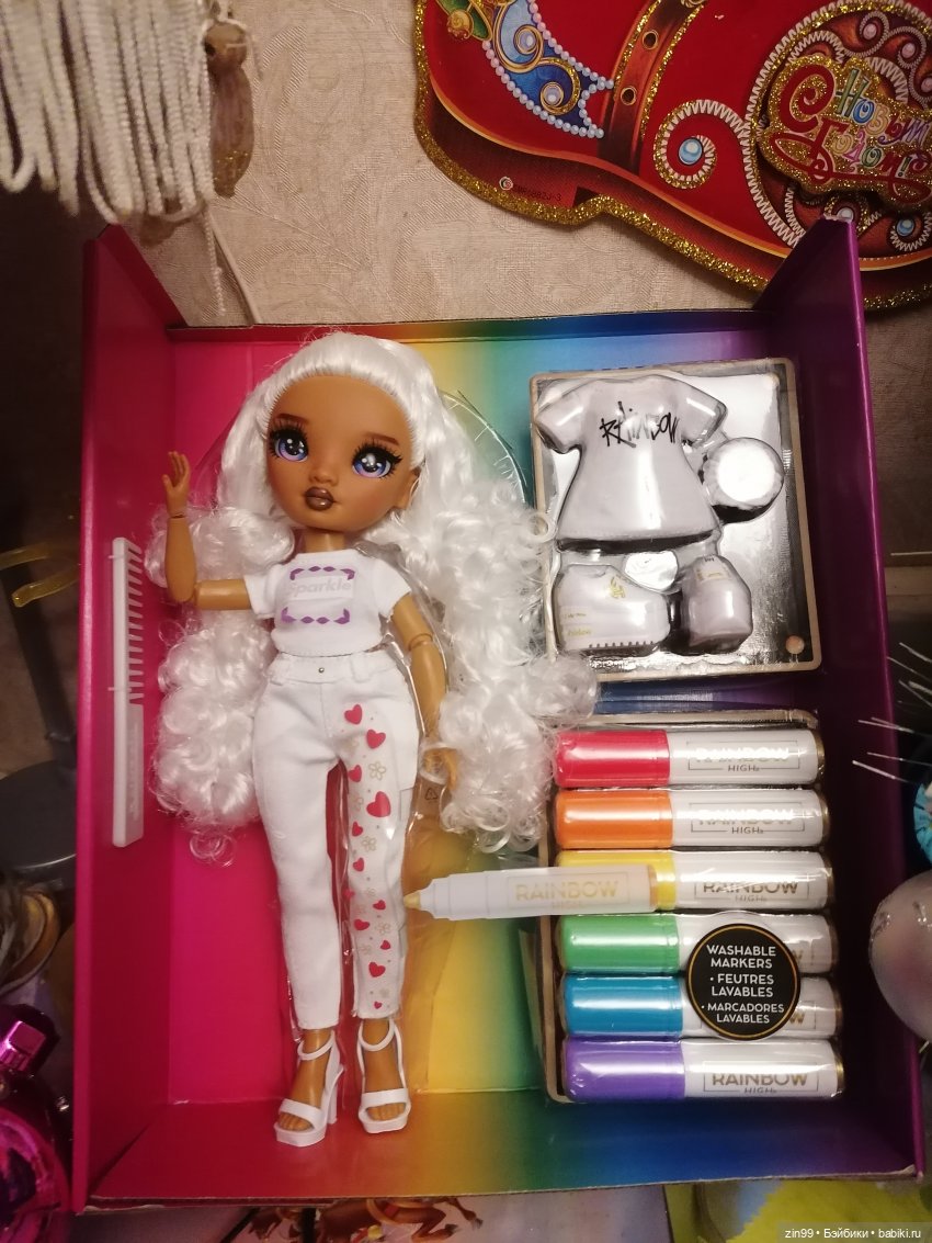 Белая Радужка — Куклы Rainbow High (Рейнбоу Хай