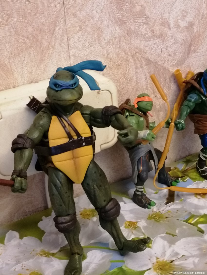Черепашки Ниндзя — Разные шарнирные куклы (не БЖД): редкие