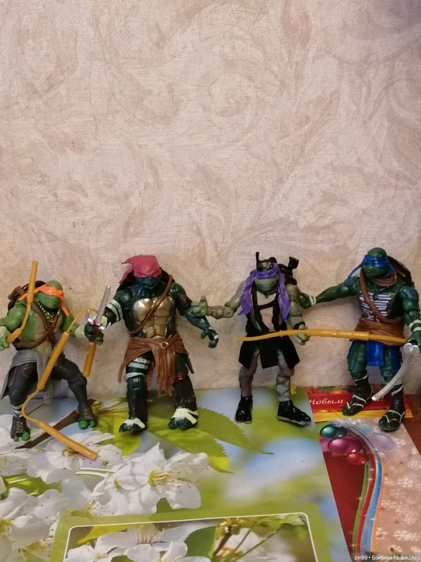 Черепашки Ниндзя — Разные шарнирные куклы (не БЖД): редкие