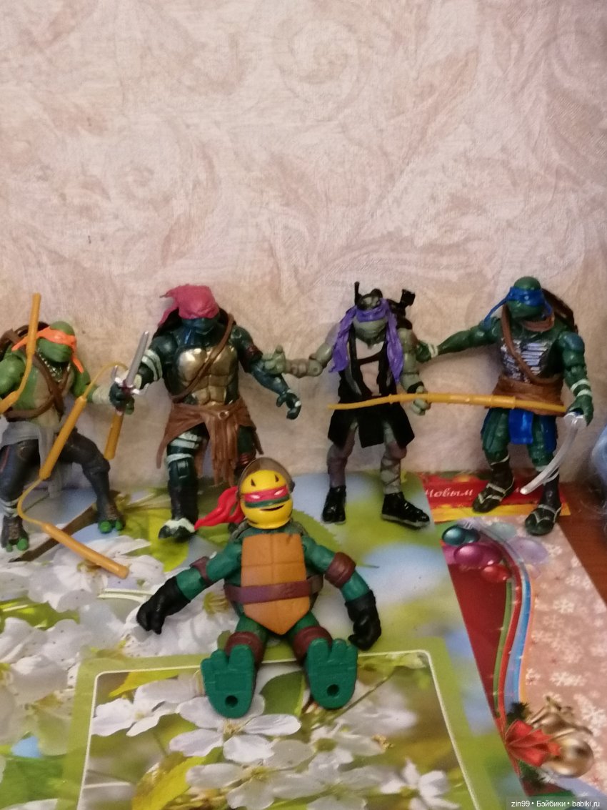 Черепашки Ниндзя — Разные шарнирные куклы (не БЖД): редкие