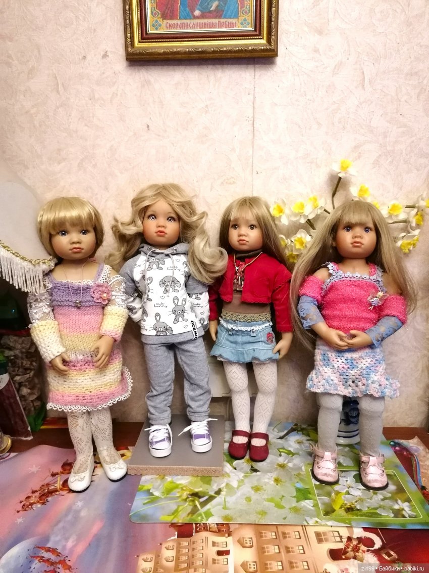 Две Луизы — Куклы Kidz'n'Cats (Соня Хартман): шарнирные 46 см