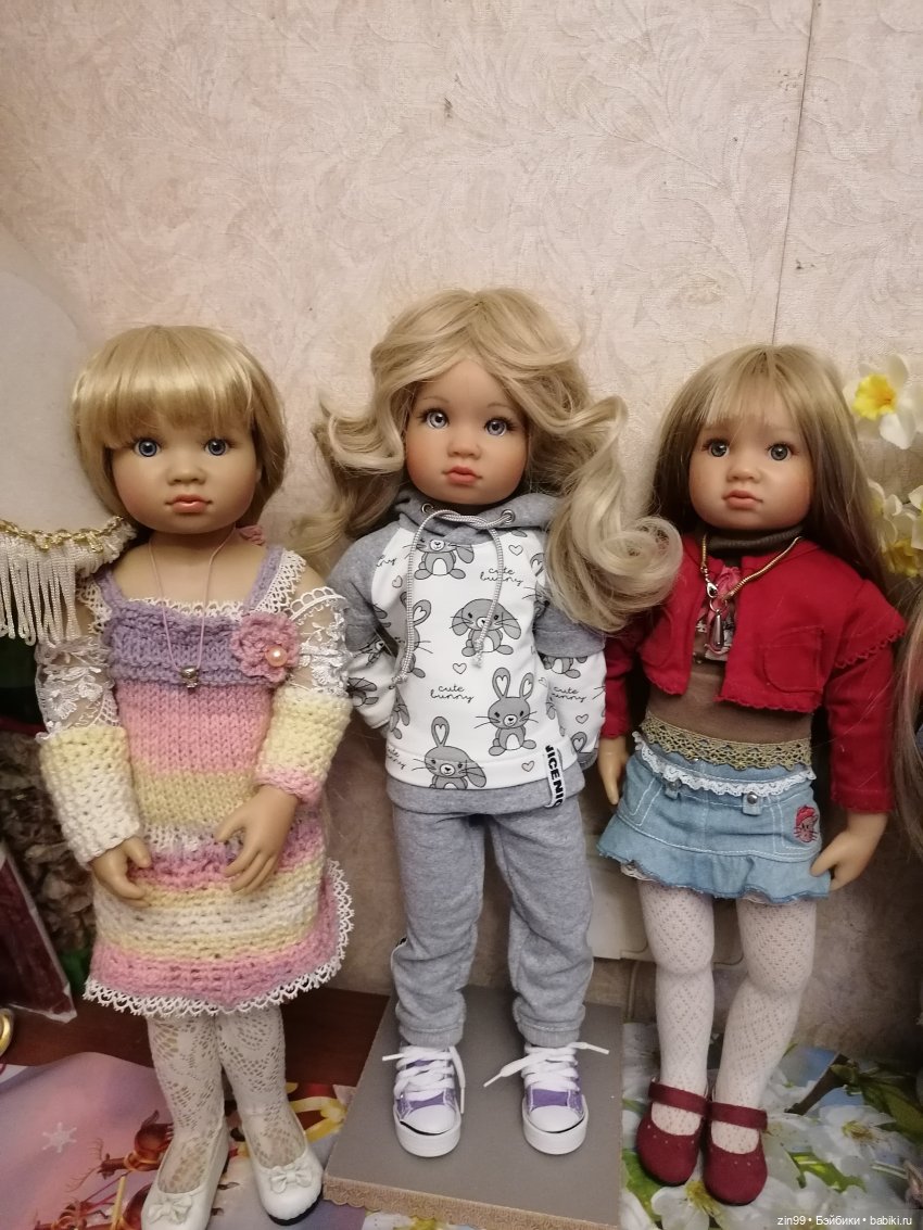 Две Луизы — Куклы Kidz'n'Cats (Соня Хартман): шарнирные 46 см