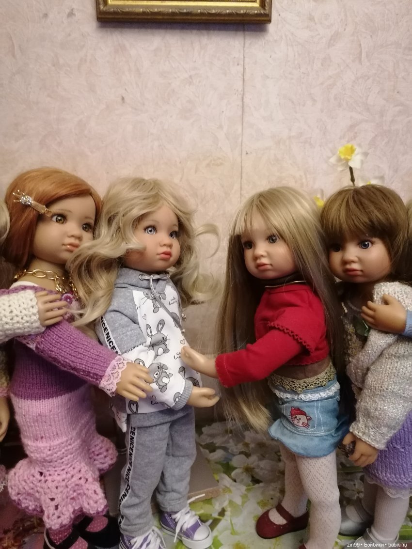 Две Луизы — Куклы Kidz'n'Cats (Соня Хартман): шарнирные 46 см