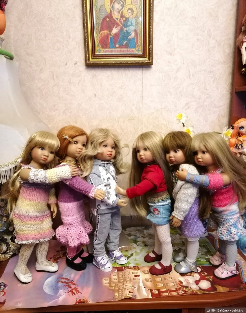 Две Луизы — Куклы Kidz'n'Cats (Соня Хартман): шарнирные 46 см