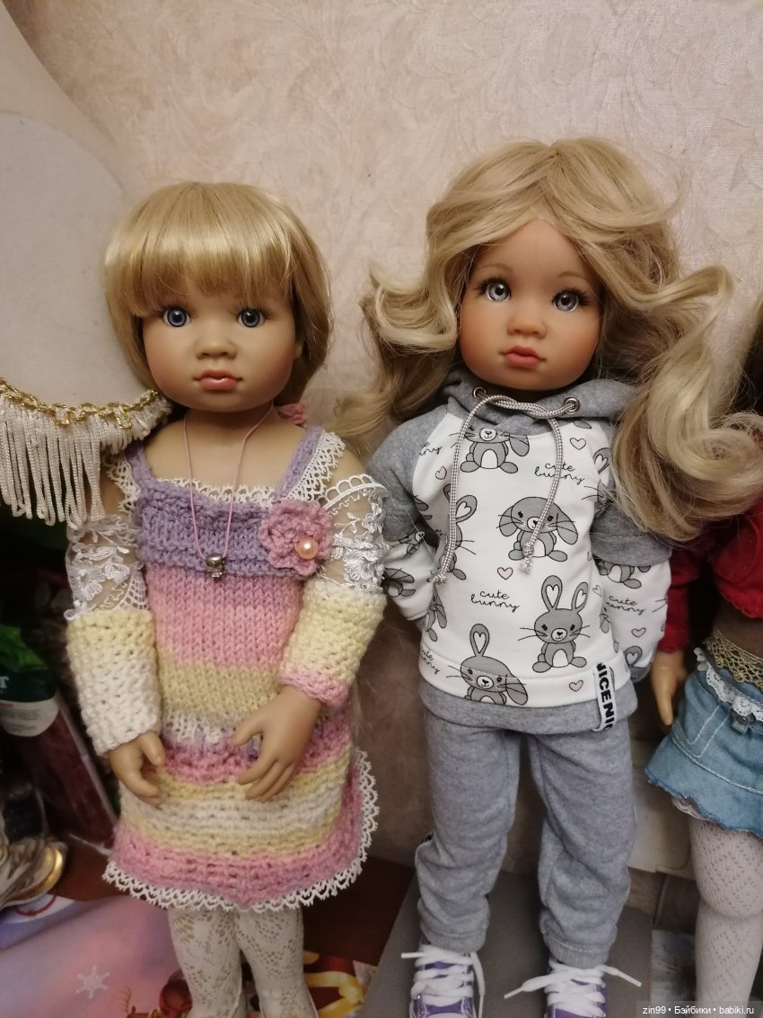 Две Луизы — Куклы Kidz'n'Cats (Соня Хартман): шарнирные 46 см