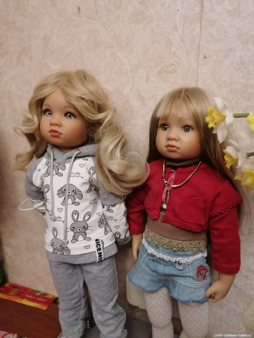 Две Луизы — Куклы Kidz'n'Cats (Соня Хартман): шарнирные 46 см