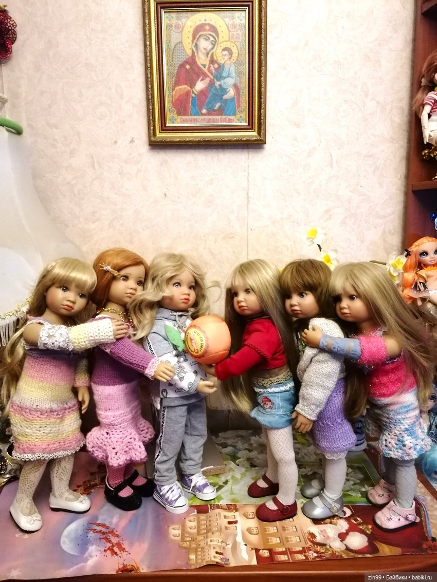 Две Луизы — Куклы Kidz'n'Cats (Соня Хартман): шарнирные 46 см