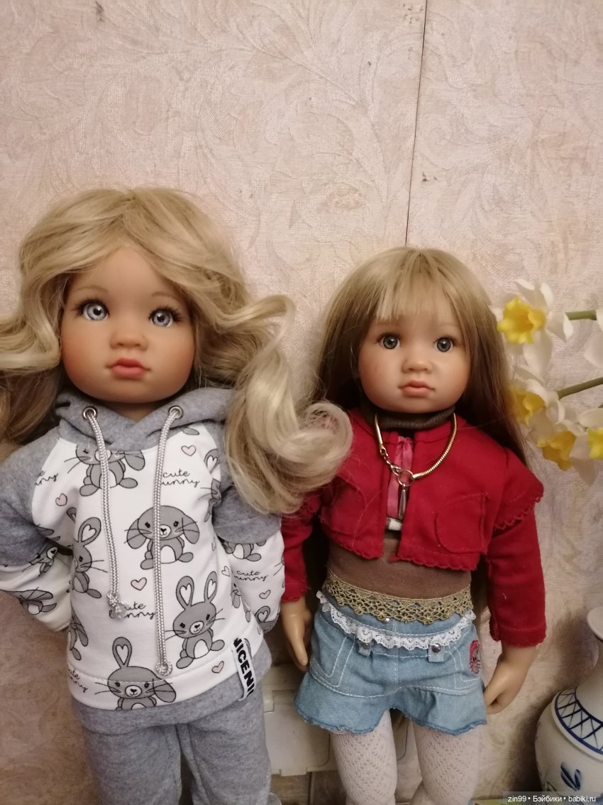 Две Луизы — Куклы Kidz'n'Cats (Соня Хартман): шарнирные 46 см