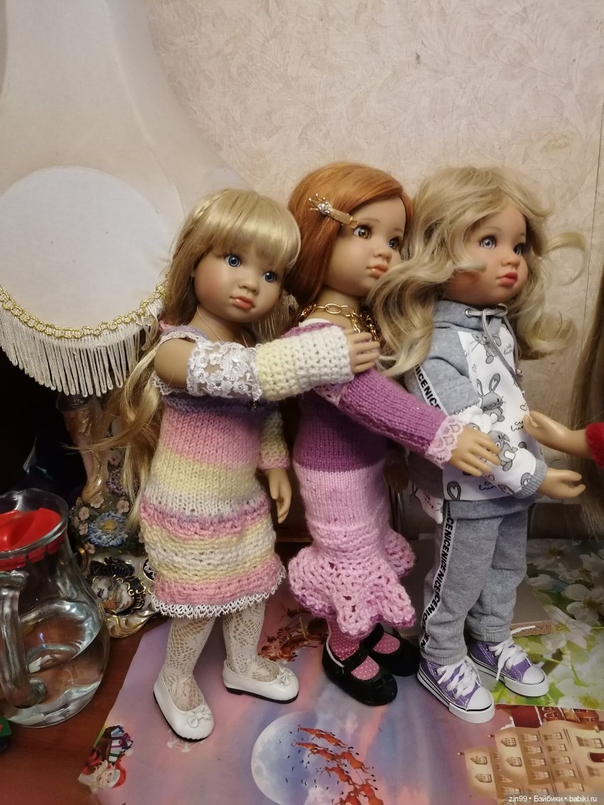 Две Луизы — Куклы Kidz'n'Cats (Соня Хартман): шарнирные 46 см