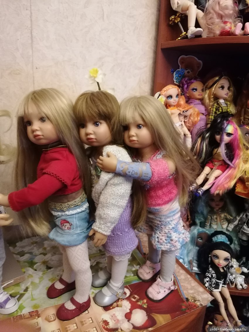 Две Луизы — Куклы Kidz'n'Cats (Соня Хартман): шарнирные 46 см