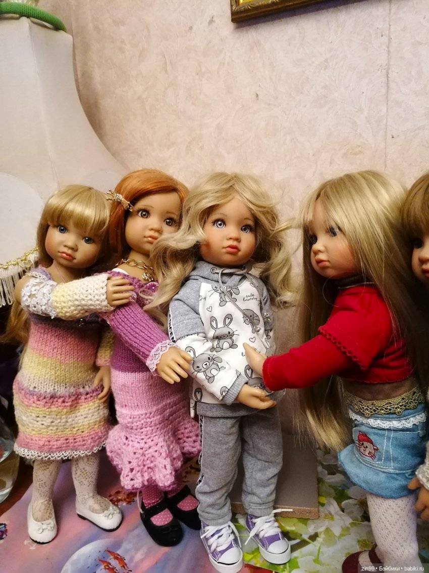 Две Луизы — Куклы Kidz'n'Cats (Соня Хартман): шарнирные 46 см